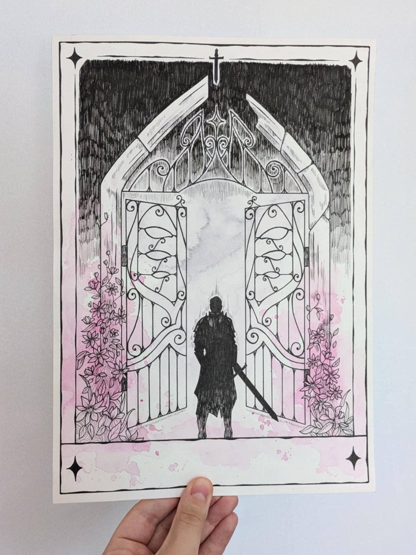 The Gate | Original Pen & Watercolour