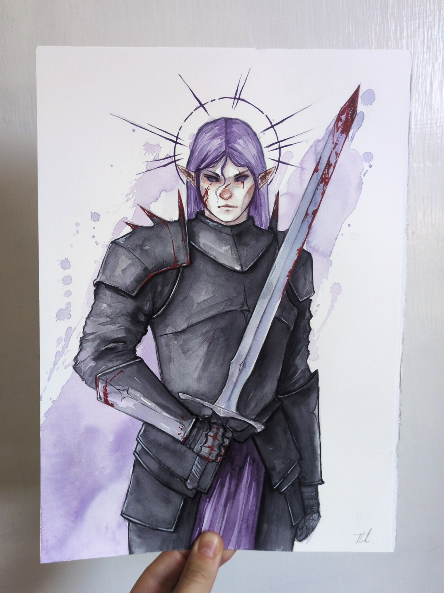 Lady Knight | Original Painting