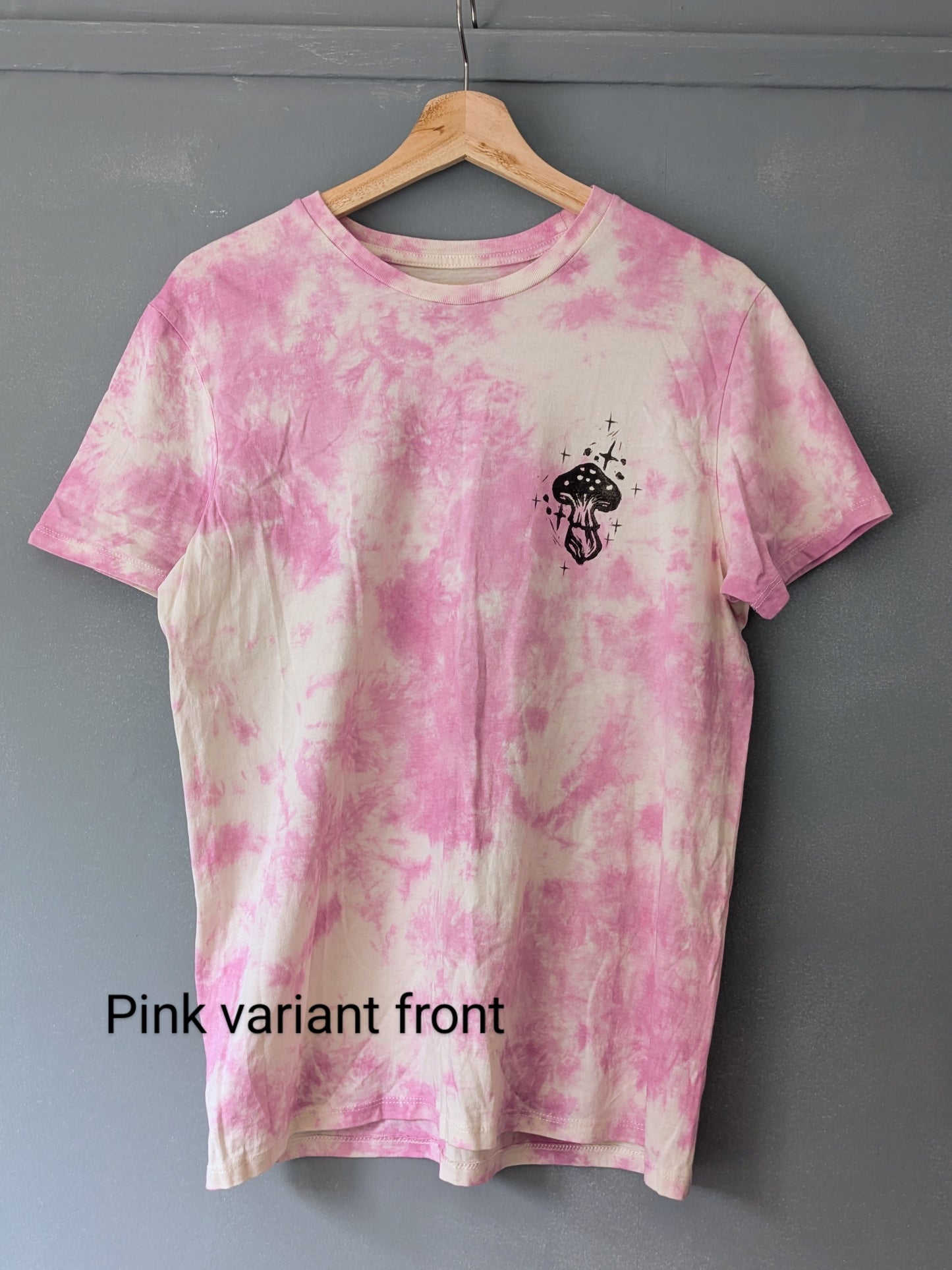 'Mushroom' Hand-printed T-shirt