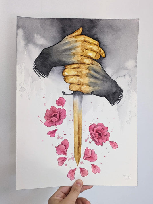 The Blooming Blade | Original Painting