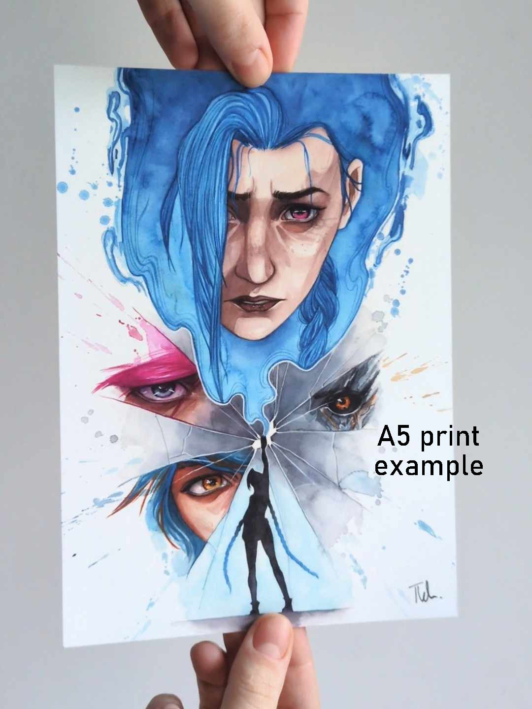 A3 'Jinx' art print