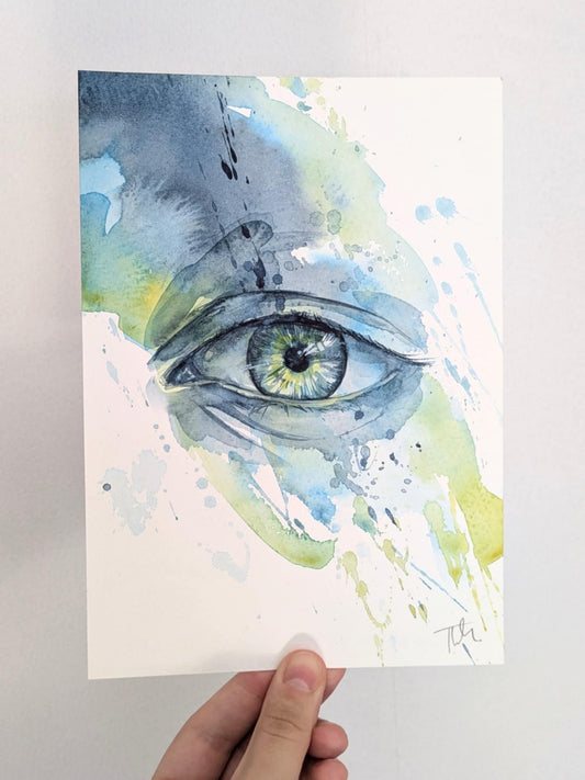 Summer Storm Eye | Original Painting