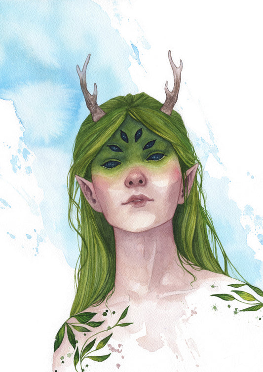 Forest Fey | A5 or A4 Art Print