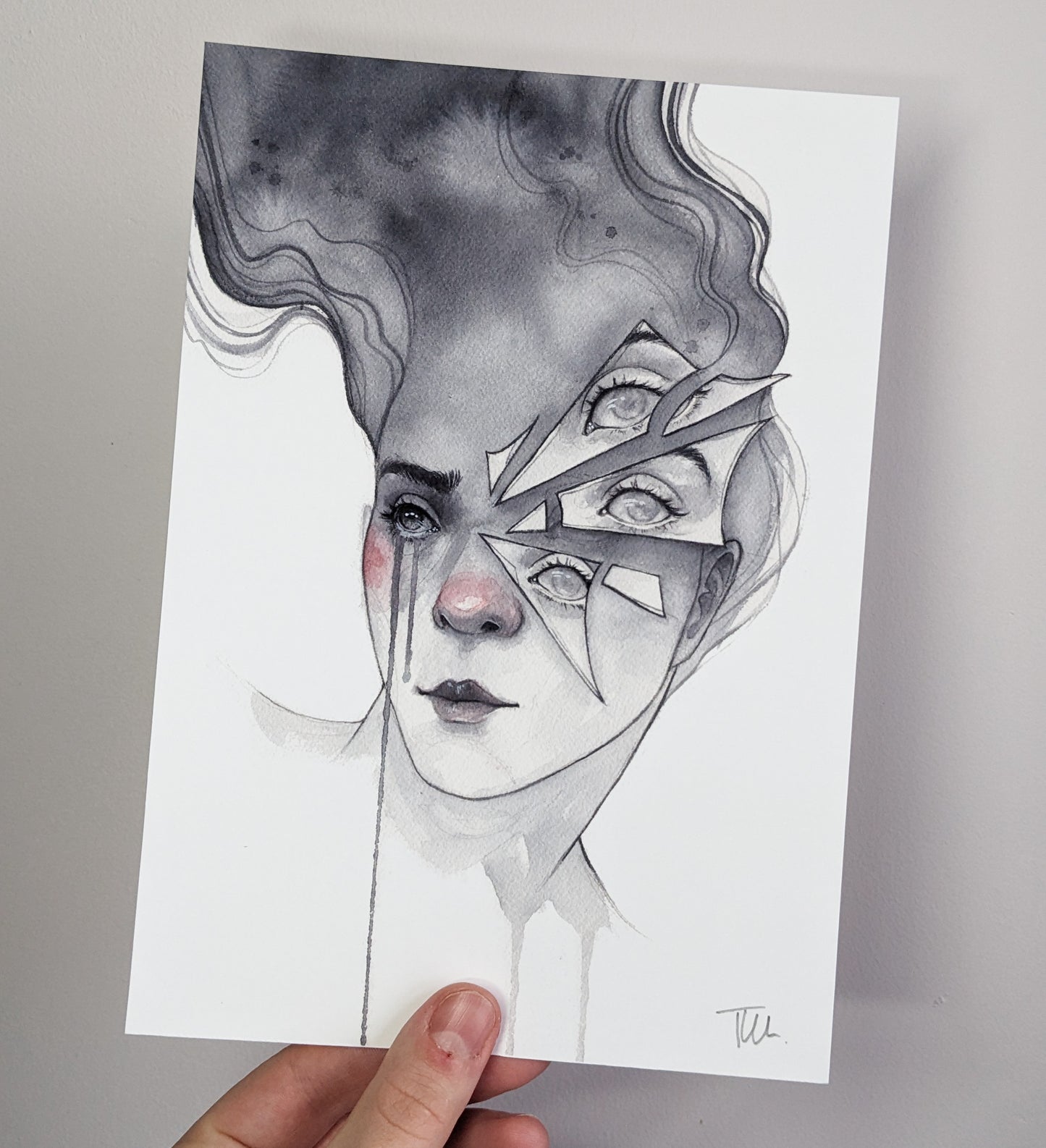 A3 'Shattered' Art Print