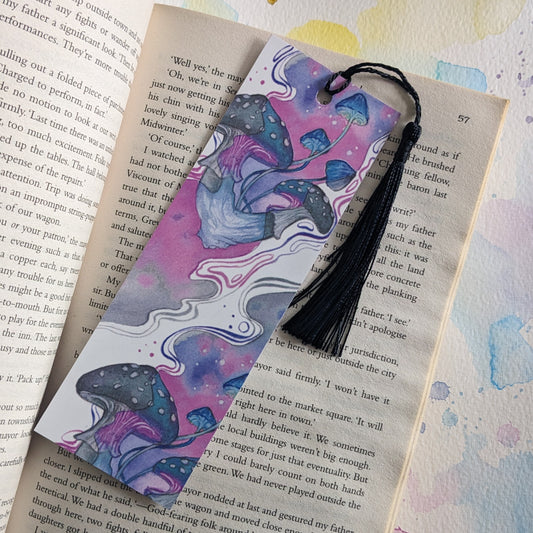 Trippy Mushrooms (purple) Bookmark