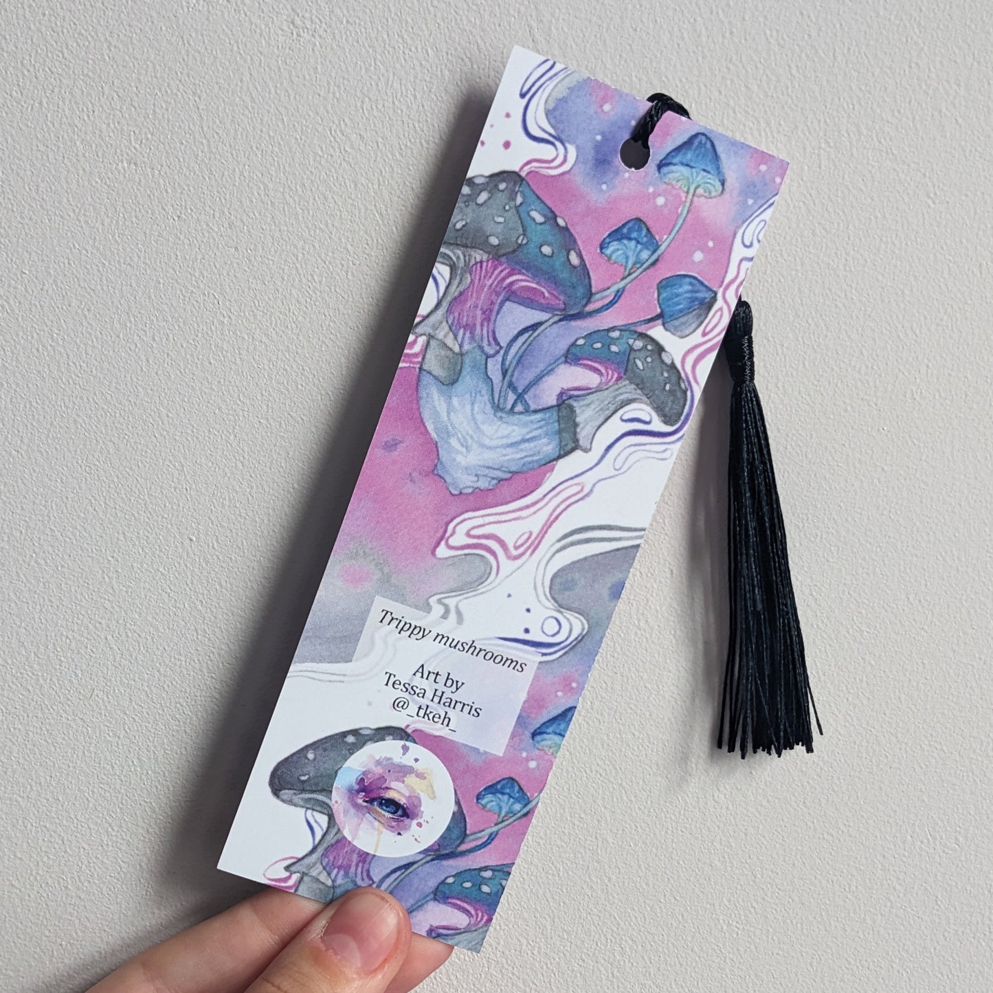 Trippy Mushrooms (purple) Bookmark