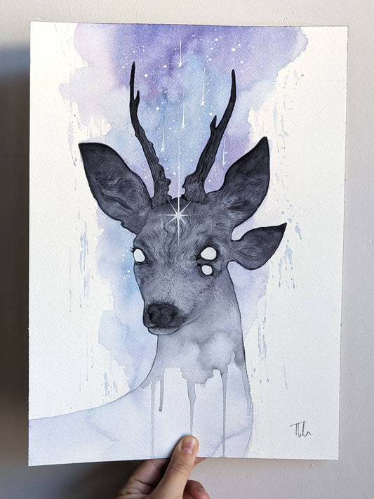 Celestial Deer | Original Painting