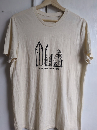 PRE-ORDER 'Everything Ends' Hand-printed T-shirt