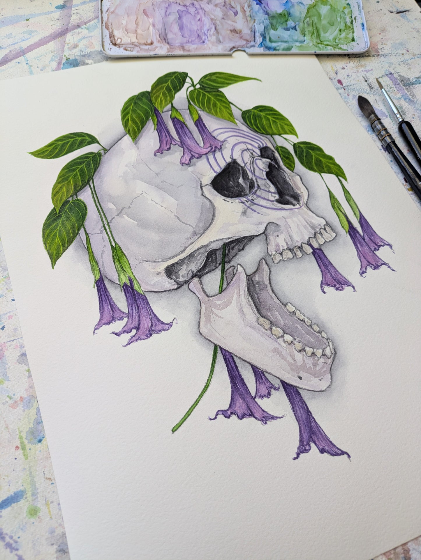 Dark Angel's Death | Original Painting
