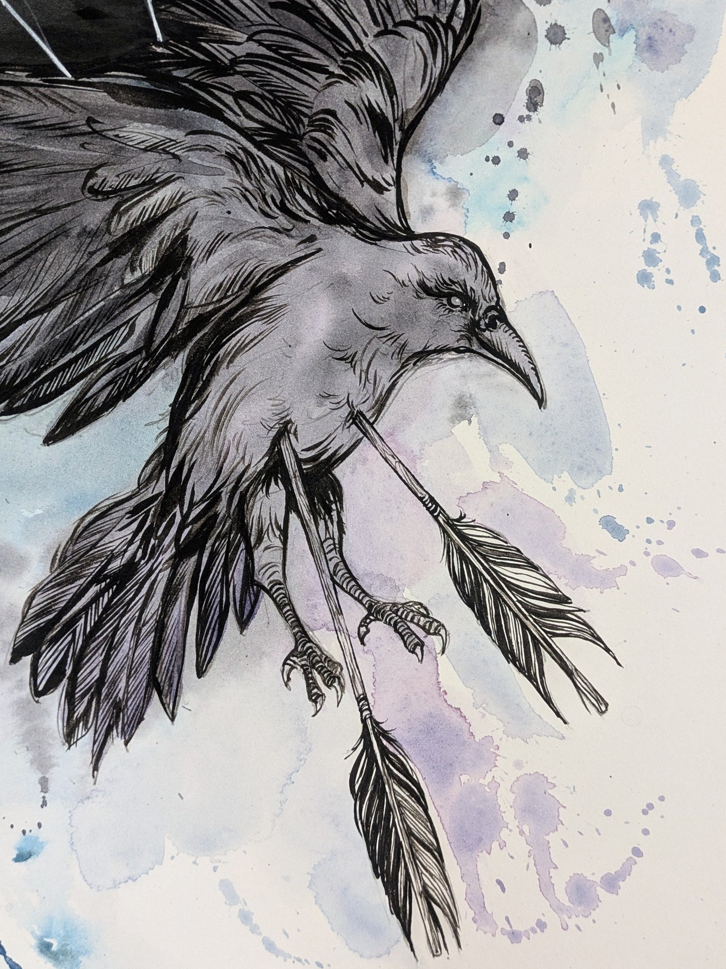 Fallen Raven | Original Painting