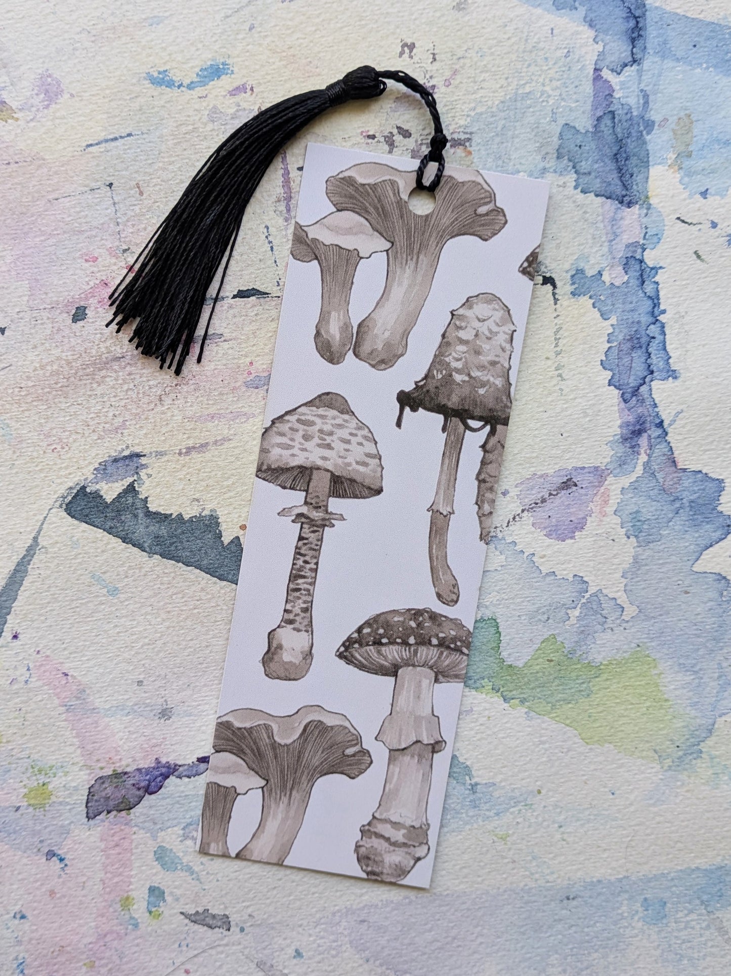 Inkcap Mushroom Ink Bookmark