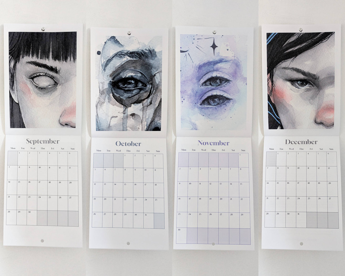 2026 Calendar - Illustrated Eyes