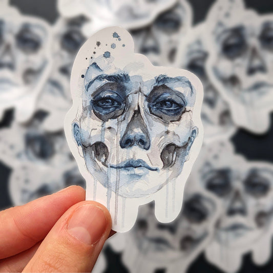 Skull Sticker | 'Through Dead Eyes'