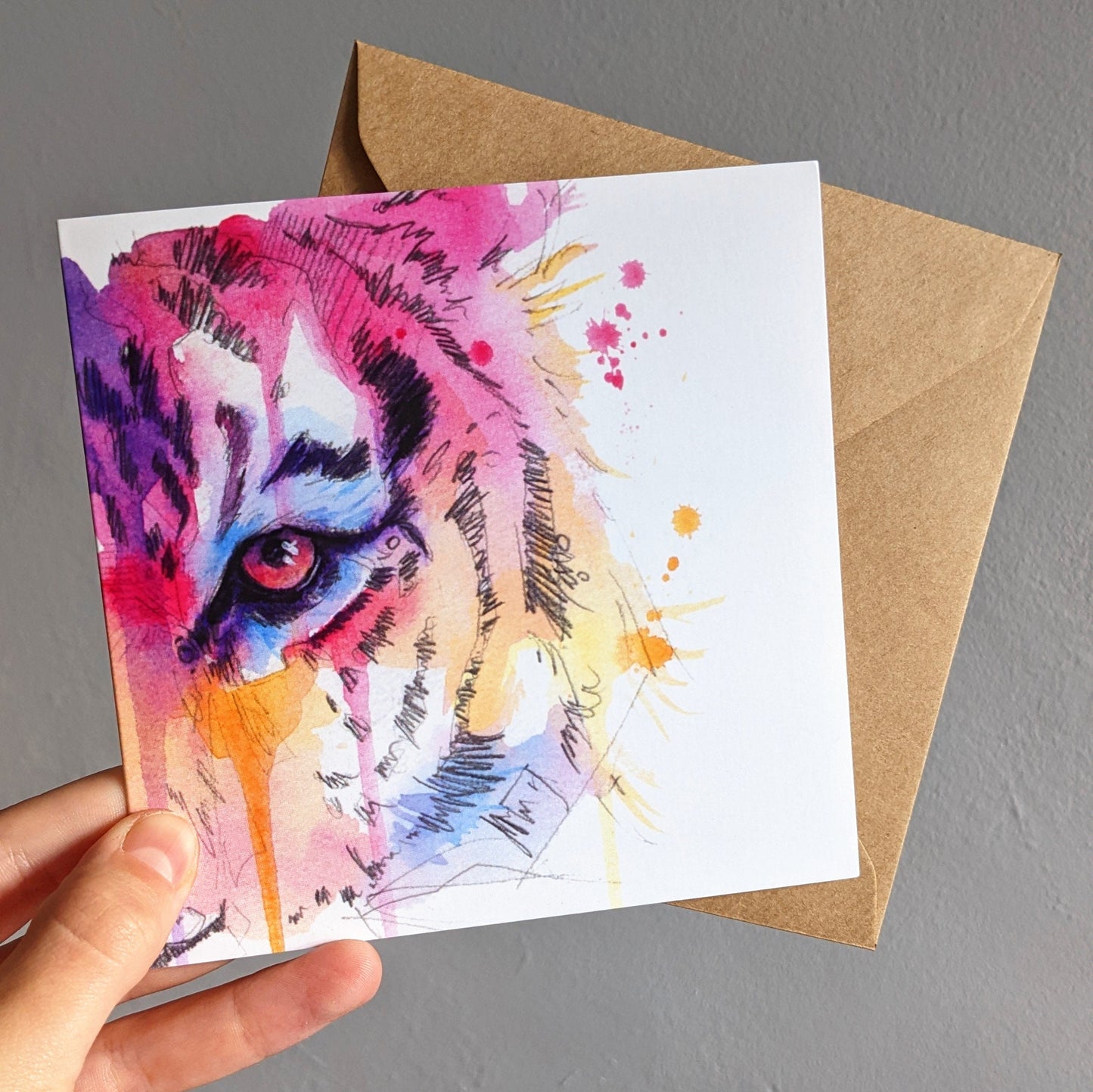 Bright Tiger Greeting Card