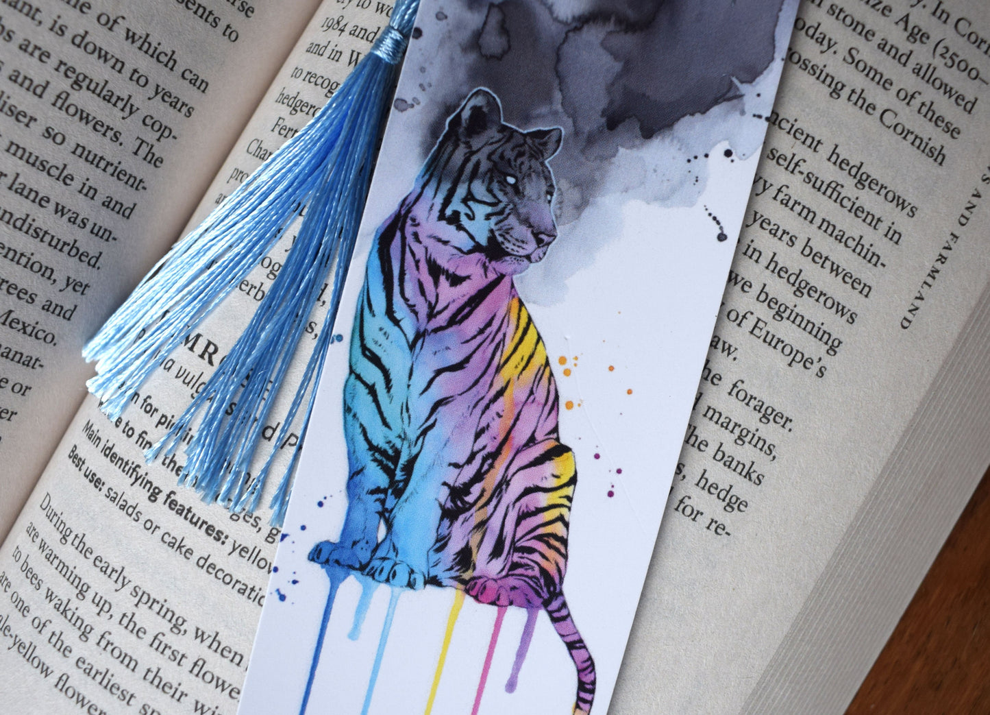 Burning Bright Tiger Bookmark