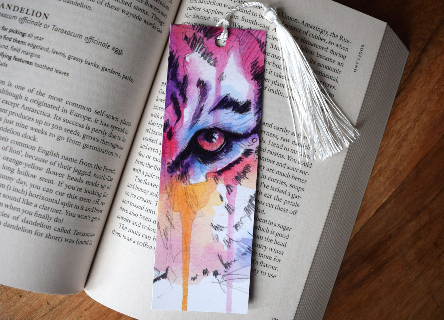 Tiger's Eye Bookmark