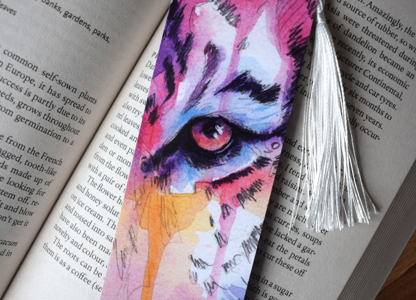 Tiger's Eye Bookmark