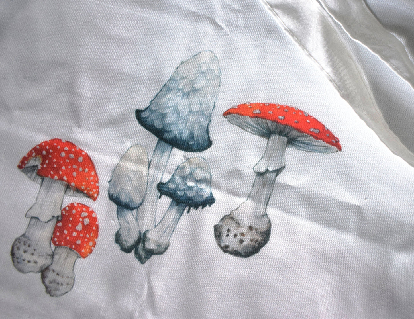 Watercolour Mushroom Trio tote bag